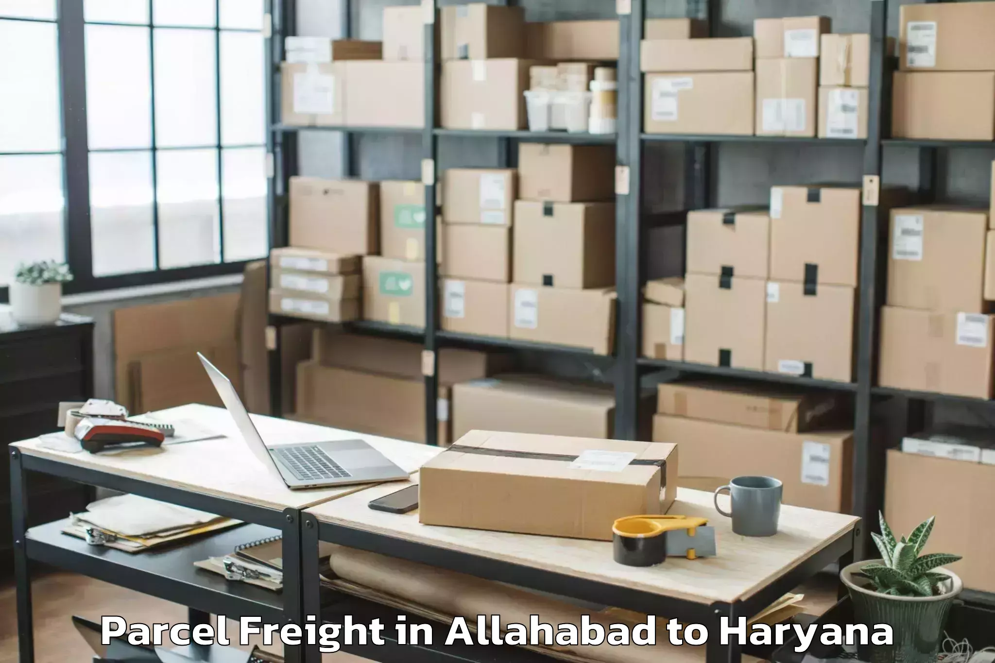 Leading Allahabad to Haryana Parcel Freight Provider